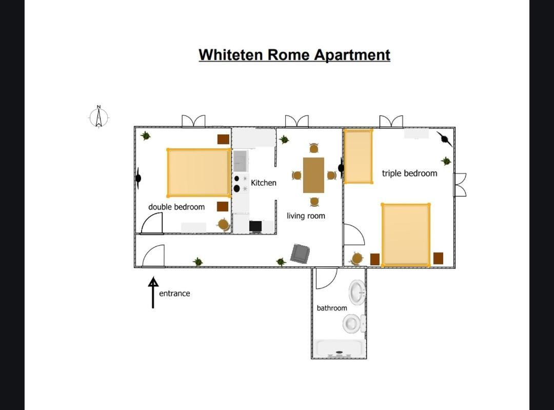 Whiteten Rome Apartment Exteriör bild